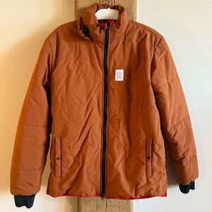 Topo Designs PrimaLoft Mid-Puffer Jacket Insulated Repellant - Medium Orange